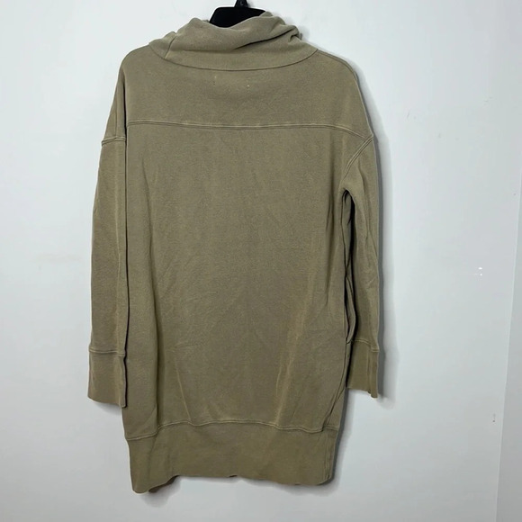 Urban Outfitters Jacob Olive Green Turtleneck Sweatshirt Dress - Picture 8 of 10